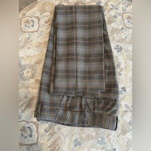 Talbots Southampton Pants 6P brown plaid